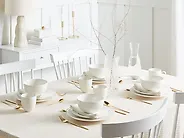 Set of 16 Dinnerware COWSLIP Porcelain White_1175234