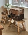 4 Person Wicker Picnic Hamper Brown ECLAIR_908619