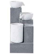 Garden Water Feature LED NAGAMI Grey_1059549