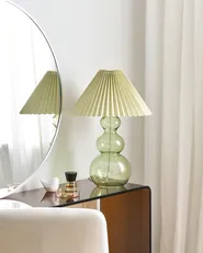 Table Lamp SENGWA Glass Green_1027449