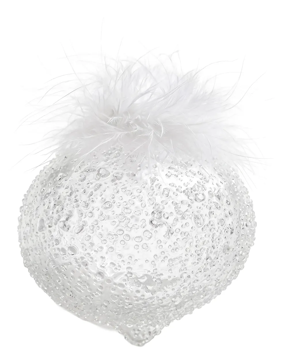 Conjunto de 42 bolas de Navidad ICELIGHT Vidrio Transparente/Blanco_1191835