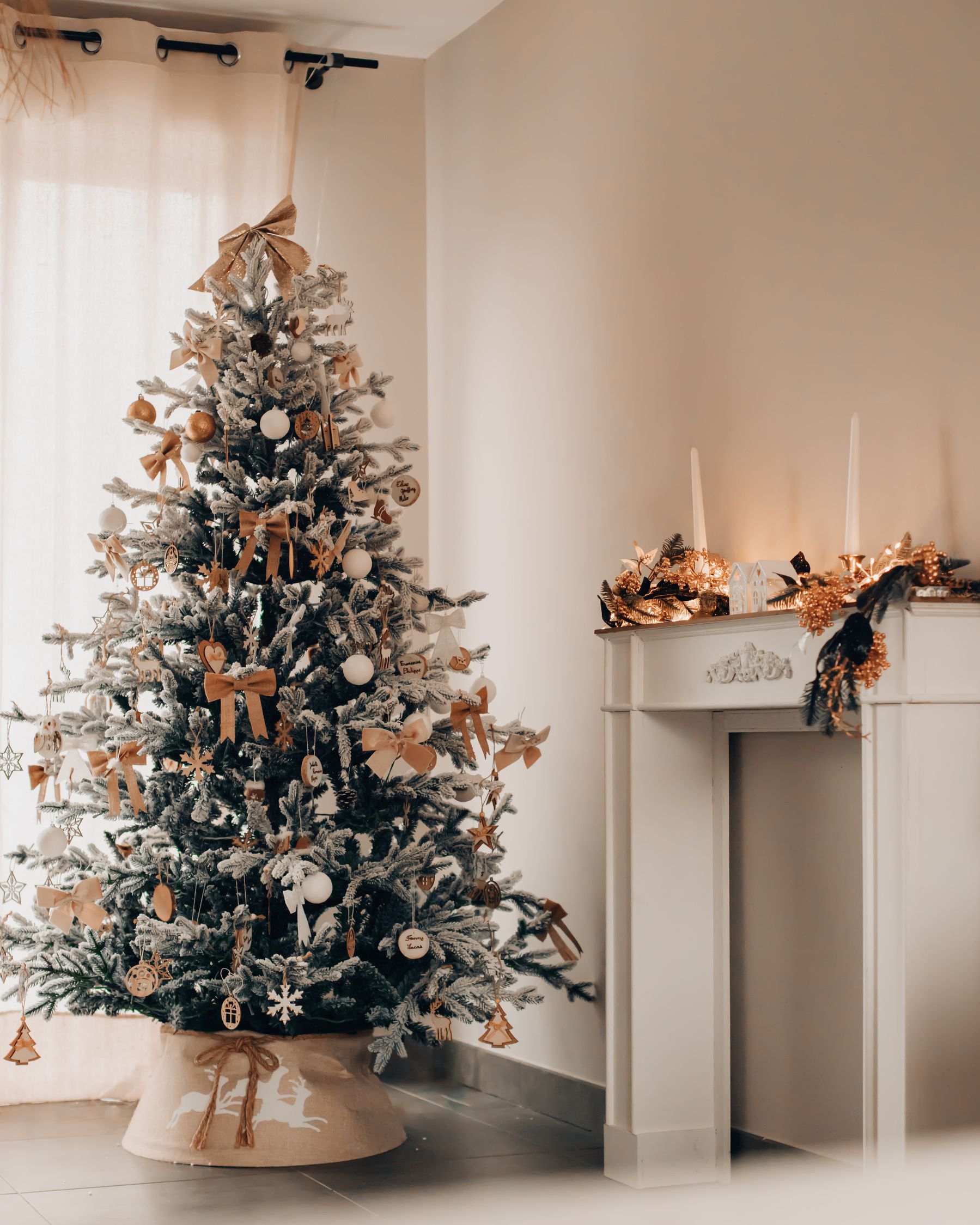 Julgran 180 cm vit BRISCO Beliani.fi