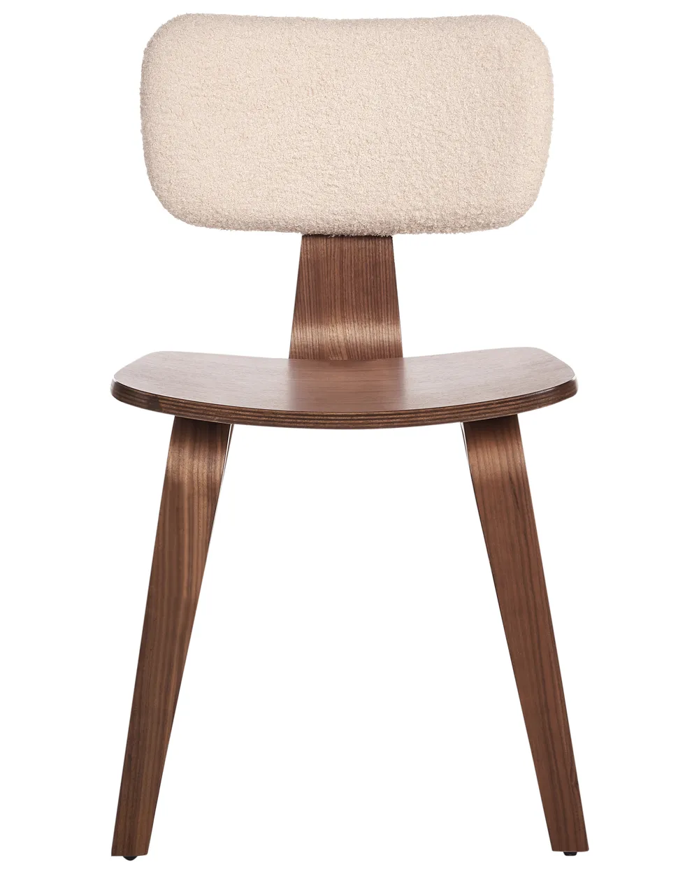 Set of 2 Dining Chairs LUCINDA Wood Dark Brown_949115