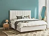 Ottoman Bed SEZANNE Boucle Off-White 180 x 200 cm (EU Super King)