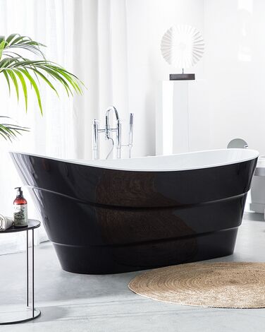 Freestanding Bath 1700 x 730 mm Black BUENAVISTA