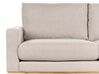 2 Seater Fabric Sofa Beige SIGGARD_920869