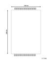 Matta 160 x 230 cm ull svart/off-white ATLANTI_847280