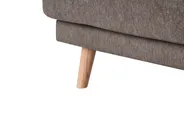 Living Room Set 4 Seater KILDAL Fabric Brown_1058481