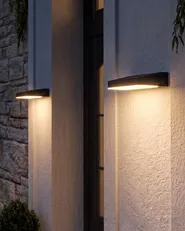 Zestaw 2 kinkietów zewnętrznych LED TEILAN Czarny_1105524