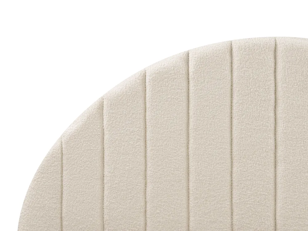 Ottoman Bed CHADENET Boucle Off-White 160 x 200 cm (EU King Size)_942185