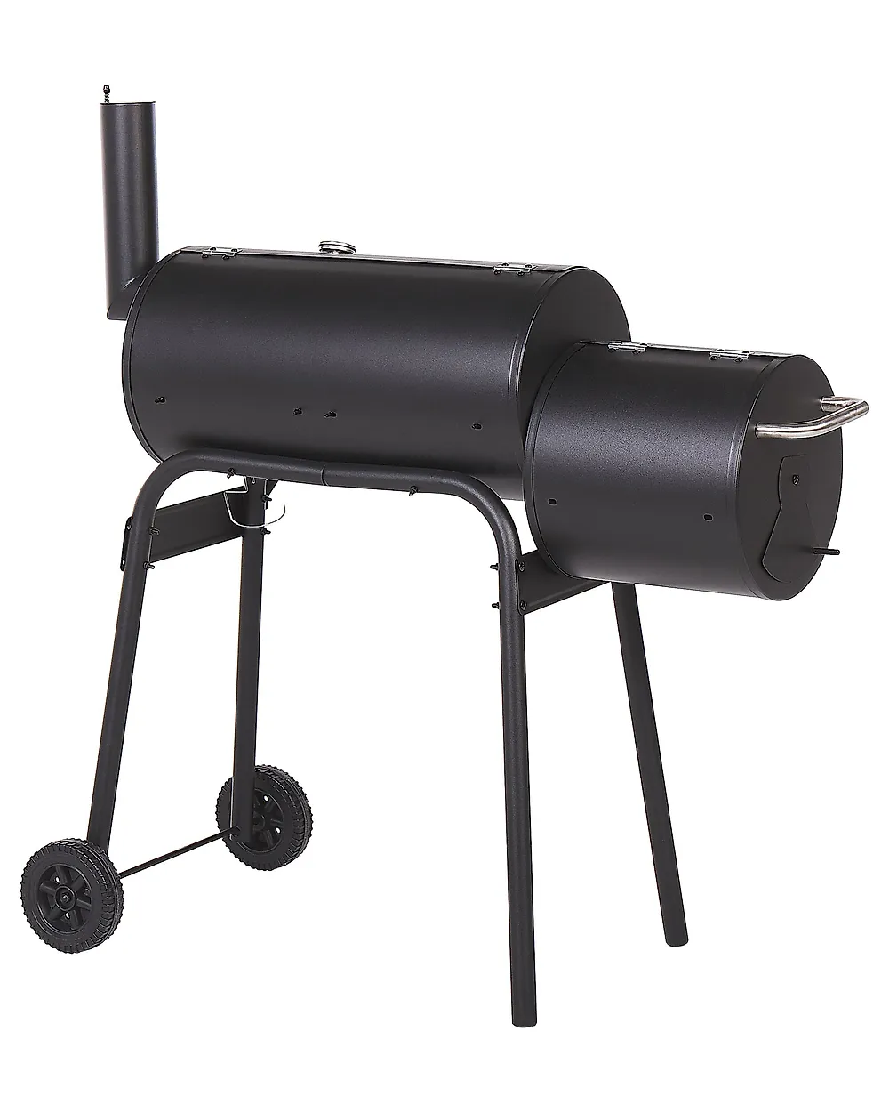 Tepro 1038 Barbacoa Ahumadora Wichita – Carbón Con Termómetro Y Cámara Lateral