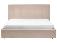Ottoman Bed LORIENT Boucle Beige 180 x 200 cm (EU Super King)_1040265