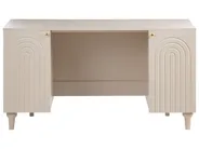 Scrivania ARVANI 140 cm 50 cm Beige chiaro_1092254