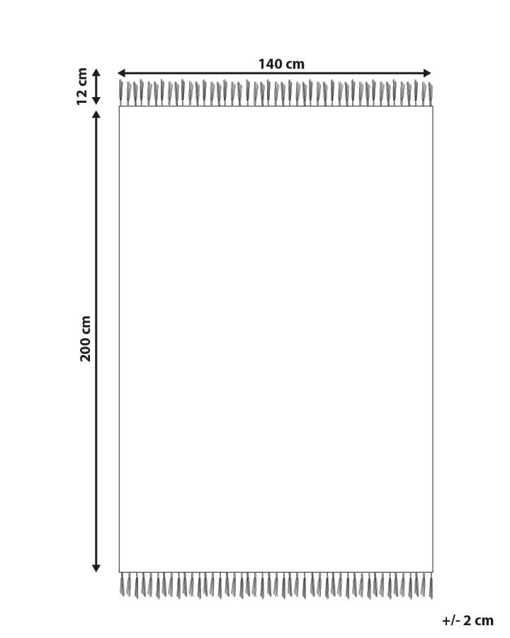 Wool Area Rug 140 x 200 cm Grey TEKELER_847394 Wool Area Rug 140 x 200 cm Grey TEKELER_847394