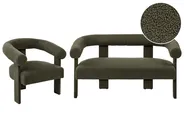 Living Room Set ILBRO Boucle Dark Green_1059169