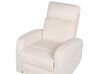 Velvet Electric Recliner Living Room Set White VERDAL_904896