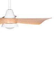 Ceiling Fan with Light HAINES with Remote LED White_1133398