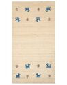 Bézs gabbeh gyapjúszőnyeg 80 x 150 cm YALI_855930