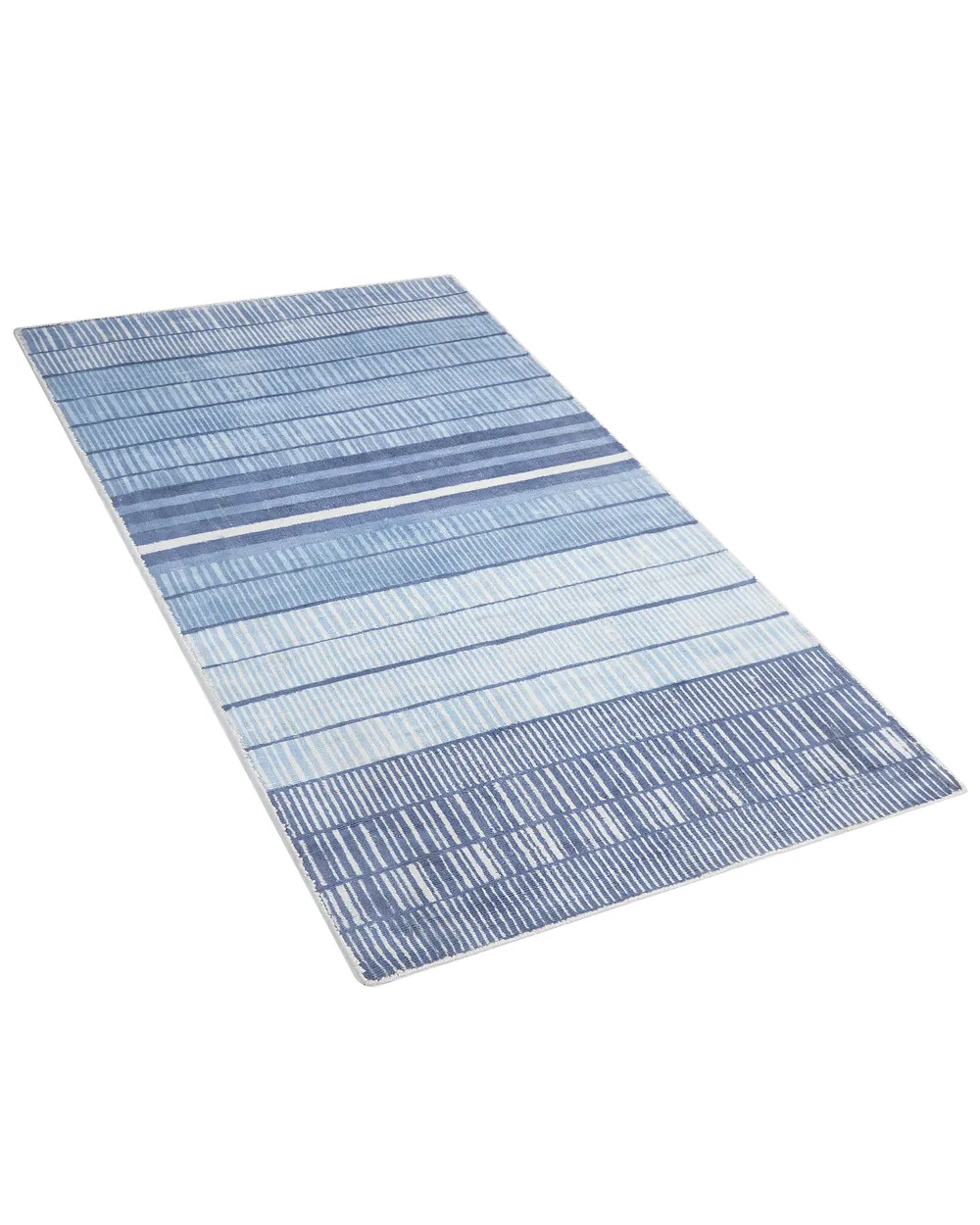 Tappeto YARDERE Azzurro 80 x 150 cm Viscosa_751210