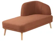Right-Hand Chaise Longue TANLAY Fabric Golden Brown_948426