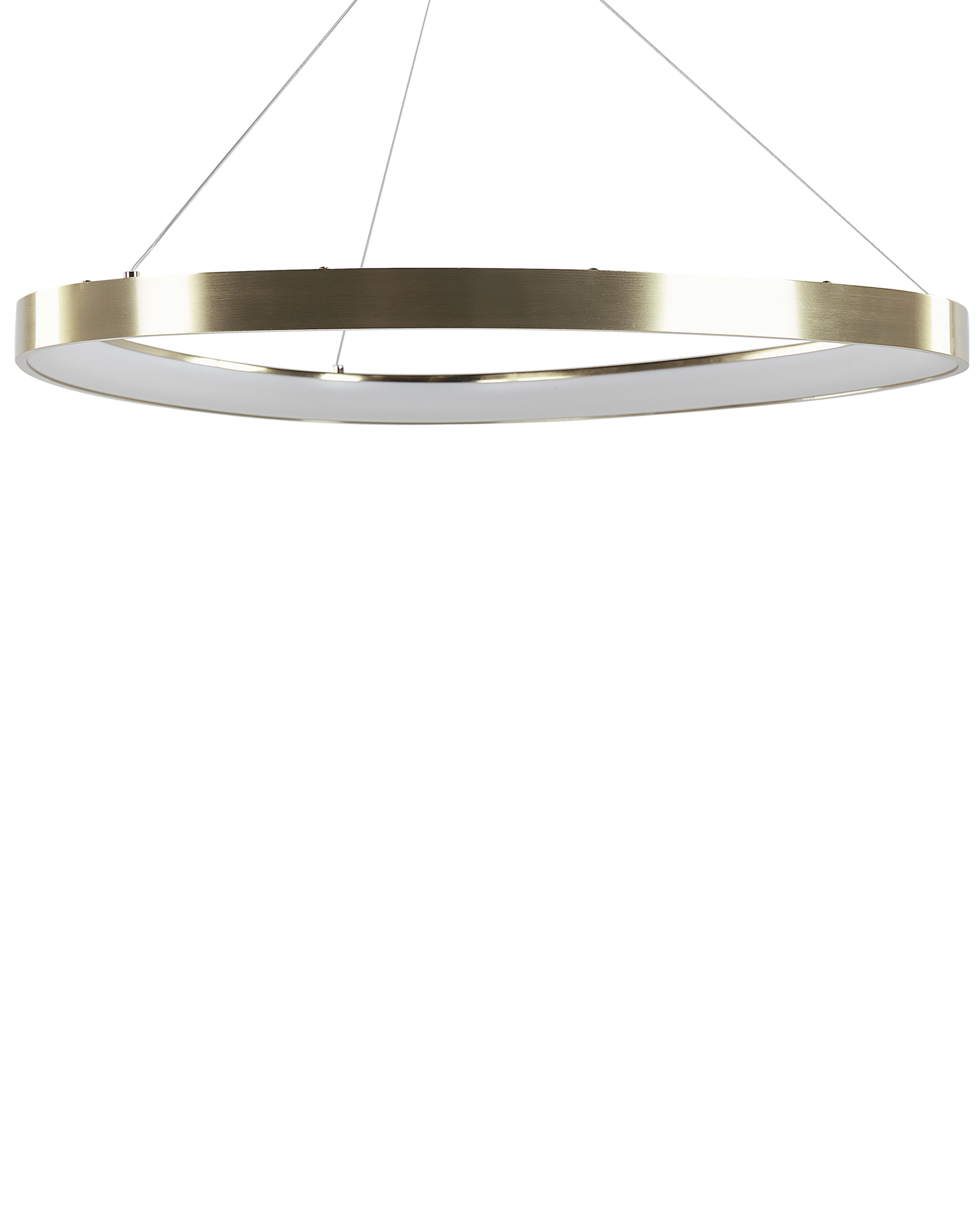 Lampe à LED suspendue dorée en métal KRABURI_824589