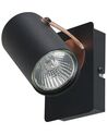Zestaw 2 lamp spot metalowych czarnych KLIP_828821