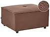 Ottoman AXEBO Boucle Brown