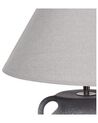 Keramická stolní lampa šedá AGEFET_898016