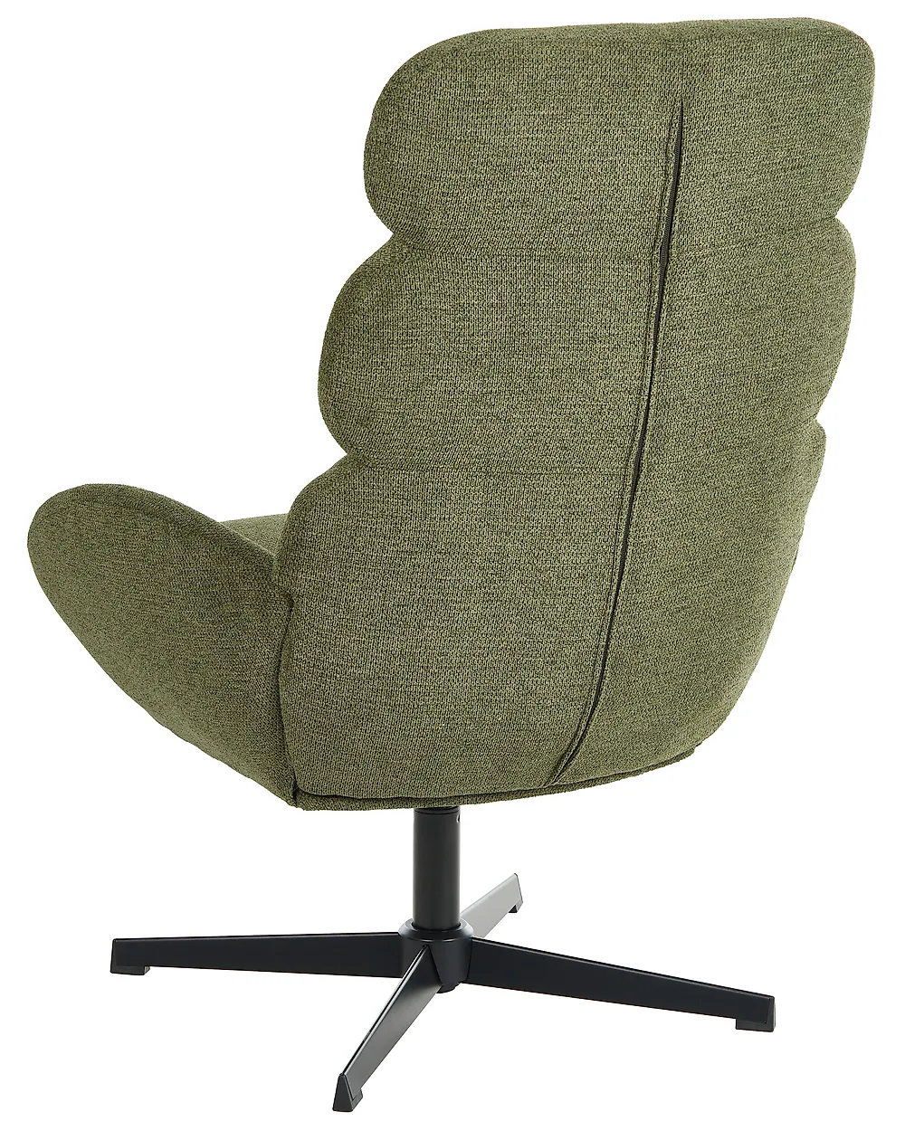 Swivel Armchair AALBORG Fabric Green_1169060