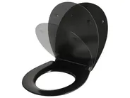 Toilet Seat PUTUMAYO  Slim Soft Close Duroplast Black_1016557