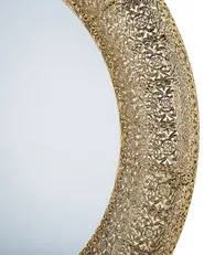 Wall Mirror CHANNAY 80 cm 80 cm Metal Gold_704588
