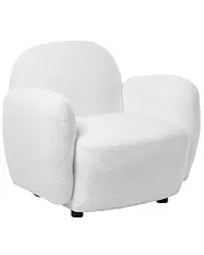 Fotel JULE Boucle Złamana biel_1144881