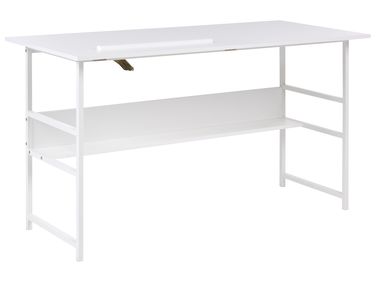 Pracovní stůl ORAN Bílá 140 cm 60 cm