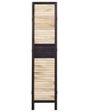 Wooden Folding 4 Panel Room Divider 170 x 164 cm Light Wood BRENNERBAD_874068