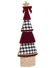 Zestaw 2 figurek dekoracyjnych ALVSBYN 55/70 cm Choinka Brązowy_1158737