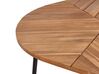 Table de jardin 103 x 106 cm en bois d'acacia clair VARENNA_933420