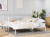Łóżko wysuwane metalowe 90 x 200 cm białe TULLE_740703