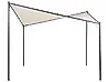 Cenador AVENTINE 300 cm x 300 cm Metal Beige
