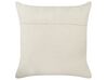 Set di 2 cuscini cotone bianco 45 x 45 cm_910456