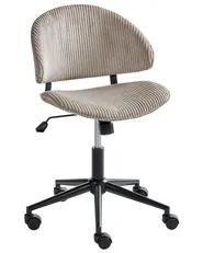 Sedia da ufficio KIANA Velluto a coste Tortora_1042803