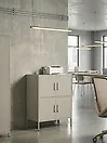 Szafka biurowa HOLBECK Metal Jasnobeżowy