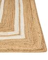 Jutový koberec 160 x 230 cm béžový ELMALI_887084