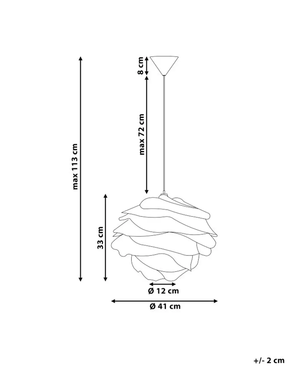 Pendant Lamp NILE White_676430