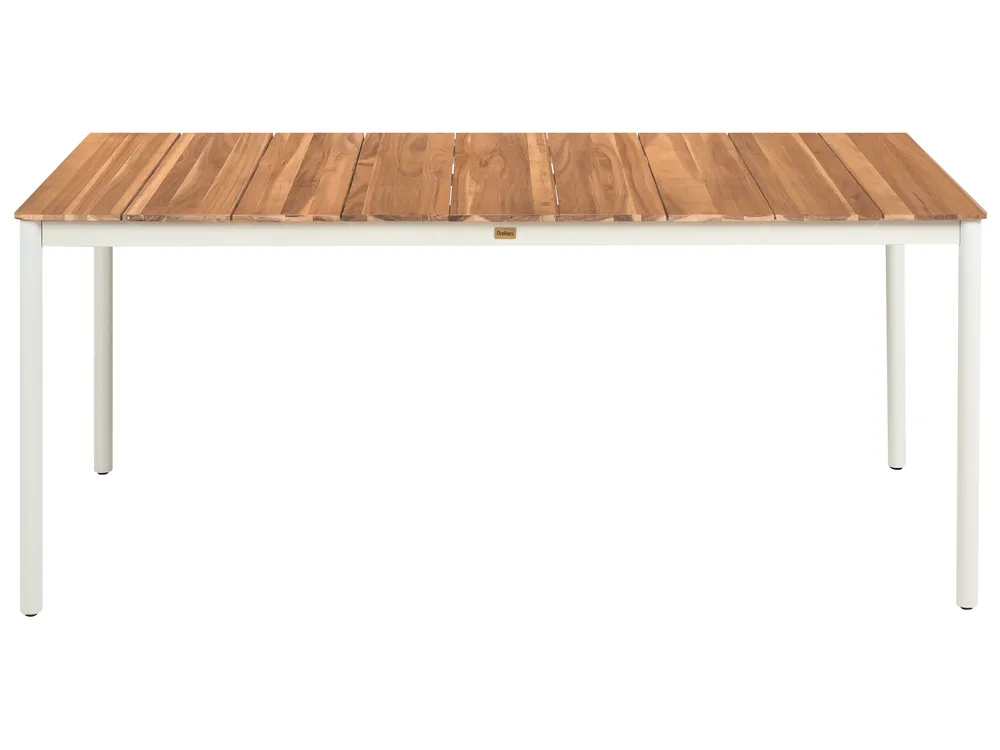 Outdoor Dining Table for 6 GIOVINAZZO 180 cm 90 cm Acacia Wood Brown_1124699