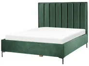 Bedroom Set SEZANNE Velvet Dark Green 160 x 200 cm (EU King Size)_892536
