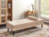 Daybed beige velour 180 x 70 cm USSEL_931667