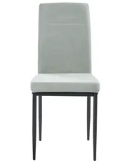 Set of 4 Dining Chairs RINER Fabric Light Green_1024496