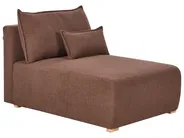 Modular Corner Sofa NERBO Boucle Brown Right Hand_1034384
