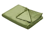 Copripiumino RHEA 120 x 180 cm Poliestere Verde scuro_1183761