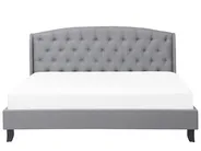 Bed Fabric BORDEAUX 180 x 200 cm (EU Super King) Light Grey_694816